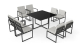 Gartentischset Nova Dining XL z134