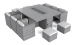Brooklyn L Gartentisch Set X338