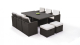 Bodiner (weiß) Gartentischset L9