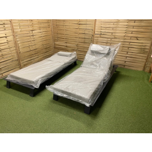 Nila Aluminium Gartenliege 138